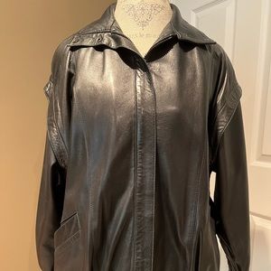 Women’s leather jacket - worn twice and need to sell - moving!!